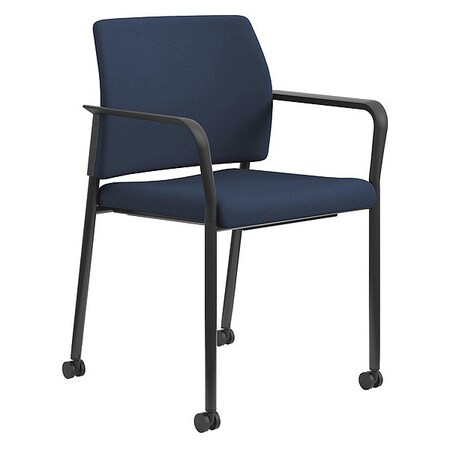 Hon Chair, 22-1/4"L31-1/2"H, Fixed, AccommodateSeries HSGS6.F.B.CU98.BLCK