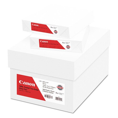 Canon Text Paper 2-Sided Gloss, 8.5x11, PK3000 1128V743