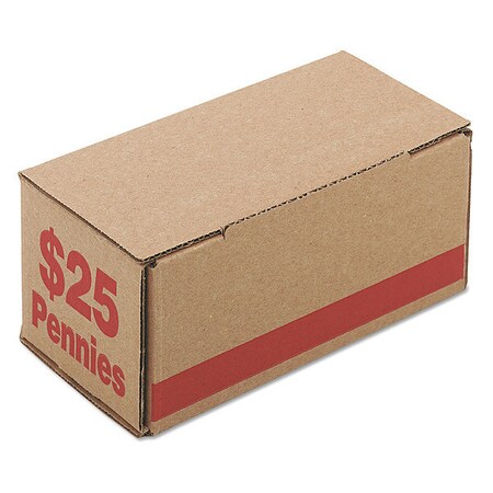 Pm Company Cardboard Coin Storage, Denominatio, PK50 61001