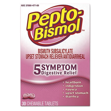 Pepto-Bismol Chewable Tablets, Original Flavor, PK720 03977