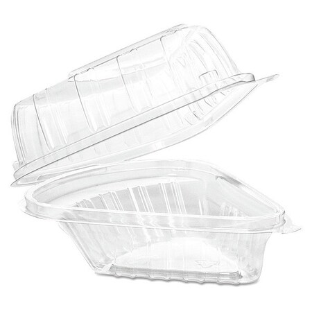 Dart Clear Hinge Containers, Pie Wedge, PK250 DCC C54HT1