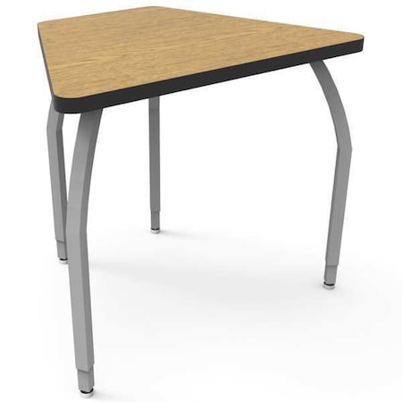 ELO DESKS Classroom Desk, 24" D, 33" W, 21-1/4" to 26-1/4" H, Oak, Laminate ELO7217-EJAG4-32