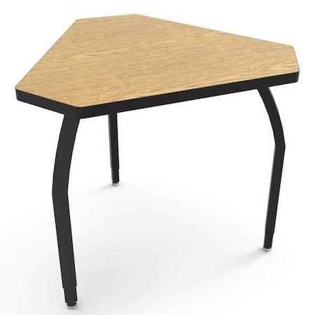 ELO DESKS Classroom Desk, 30" D, 34" W, 21-1/4" to 26-1/4" H, Oak, Laminate ELO7318-EJA09-32