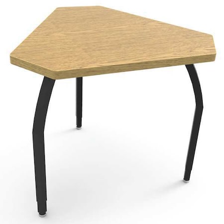 ELO DESKS Classroom Desk, 30" D, 34" W, 21-1/4" to 26-1/4" H, Oak, Laminate ELO6318-EJA09-32-32
