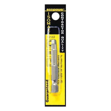Eazypower Square Recess Power Bit, R3, 2" 12102