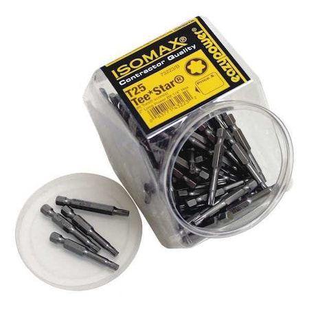 Eazypower Tee Star, T25, 2", 1/4" Hex Power Tip, PK50 002235