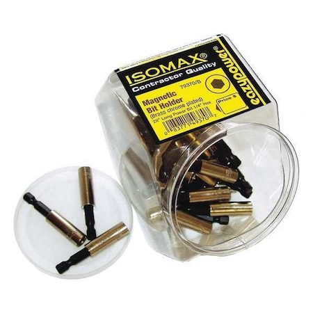 Eazypower Magnetic Bit Holder, 1/4", 2-1/8", PK50 00370