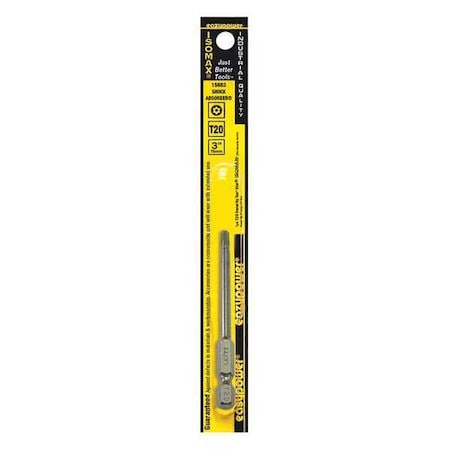 Eazypower Tee Star Security Bit, T20, 2-15/16" 15683