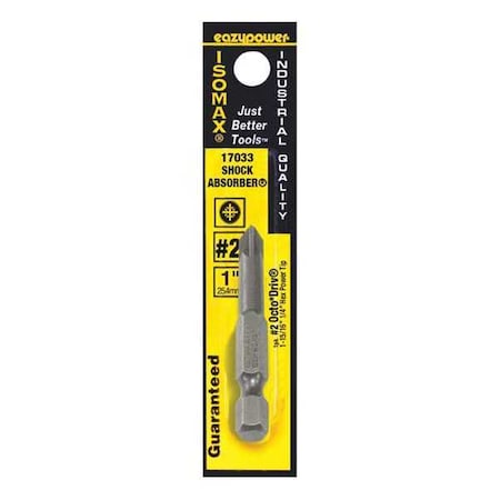 Eazypower Octo Drive Power Bit, No. 2, 2" 17033