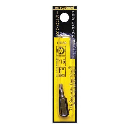 Eazypower Security Tee Star, T15, 1" 13230