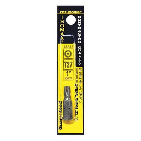 Eazypower Security Tee Star, T27, 1" 13245