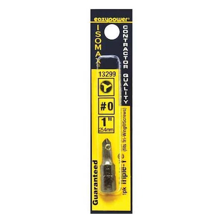 Eazypower Triple Y Bit, No. 0, 1" 13299