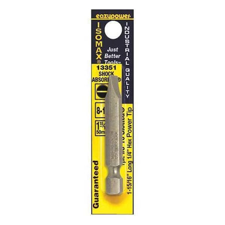 Eazypower Slotted Power Bit, No. 8-10, 2" 13351