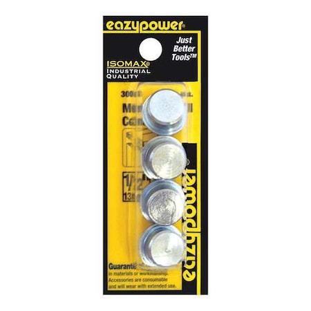 Eazypower Metal Dowel Centers, 1/2", PK4 30031