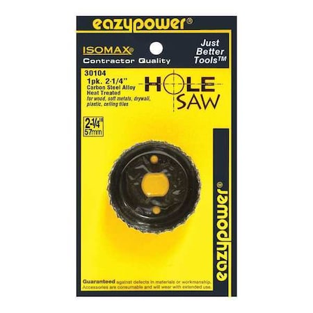 Eazypower Alloy Hole Saw, 2-1/4" 30104