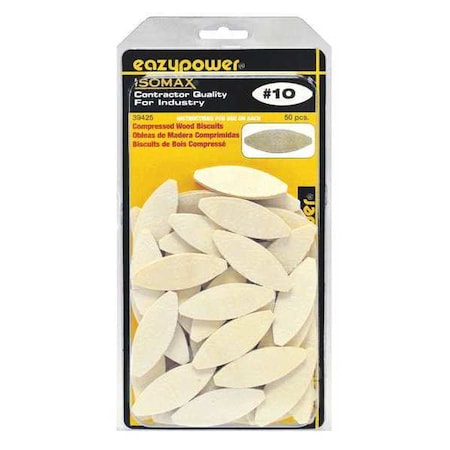 Eazypower Clamshells, No. 10, PK50 39425