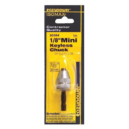Eazypower Mini Keyless Chuck 1/8" 80364