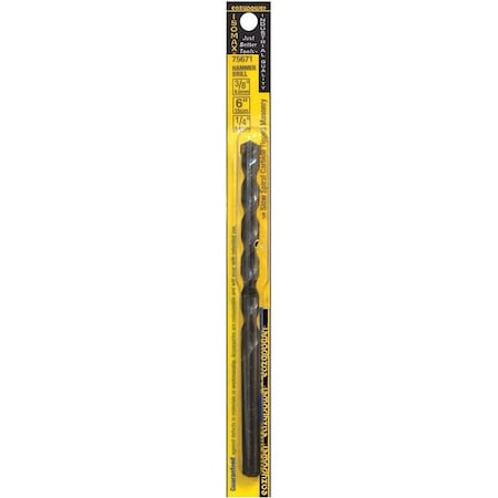 Eazypower Slow Spiral Masonry Drill, 3/8"x6" 75671