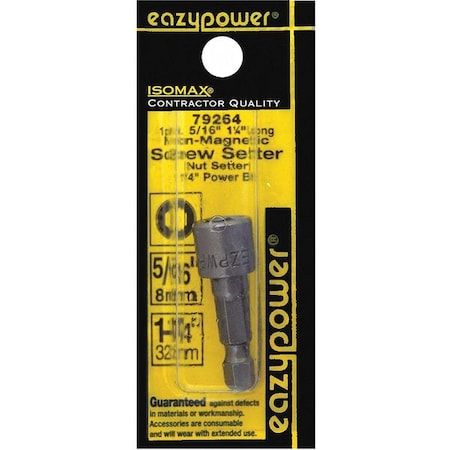 Eazypower Non-Magnetic Nut Setter, 5/16