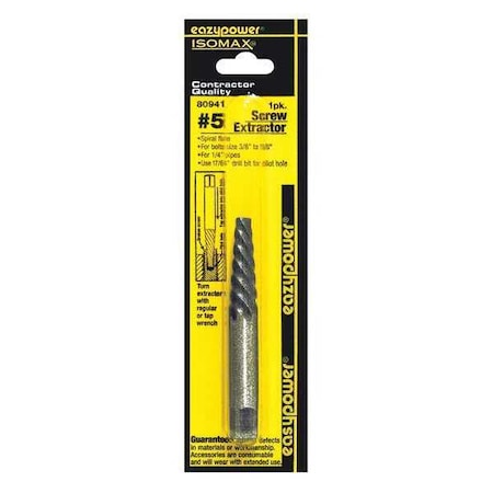 Eazypower Screw Extractor, No. 5 80941