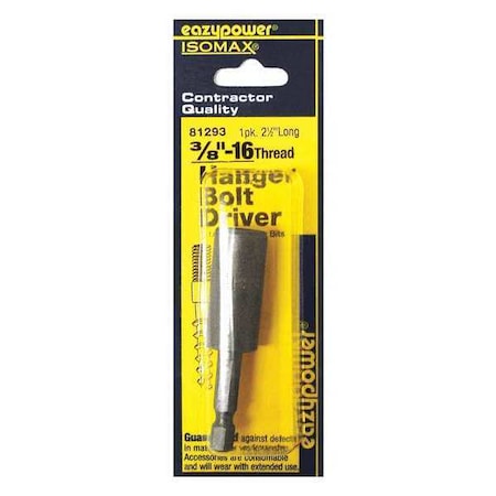 Eazypower Hanger Bolt Driver, 3/8-16 81293