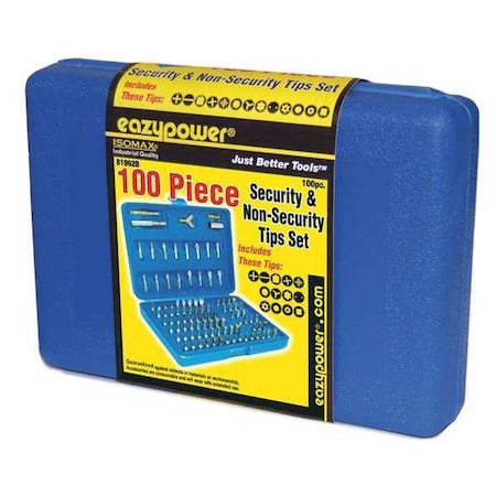 Eazypower Security Tip Box Assortment, 100 pcs. 81962