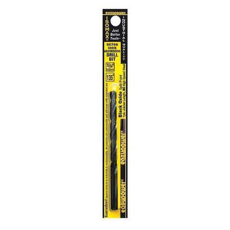 Eazypower HSS Black Oxide Jobber Length Drill Bit 86768