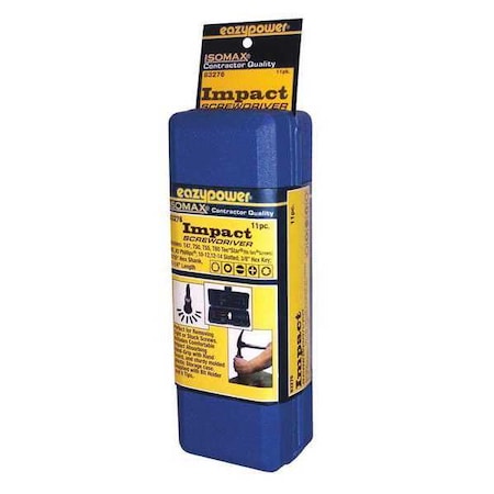 Eazypower Impact Driver Set, Plastic, 11 pcs. 83276
