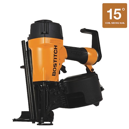 Bostitch Cap Nailer, Plastic, Adjustable, 15 deg. N66BC-1