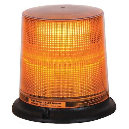 Buyers Products 6.5"by 6.5"Amber LED Beacon Light w/ Tall Lens (Magnetic Mount w/ 10 Foot Auxiliary Power Cord) SL695A