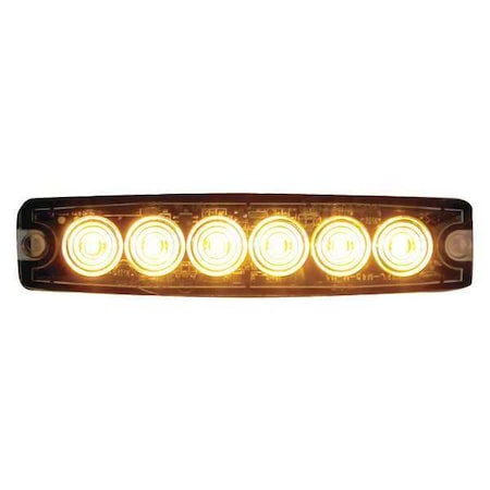 Buyers Products Ultra Thin 5 Inch Amber LED Strobe Light 8892200