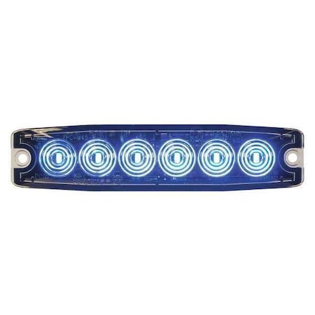 Buyers Products Ultra Thin 5 Inch Blue LED Strobe Light 8892204