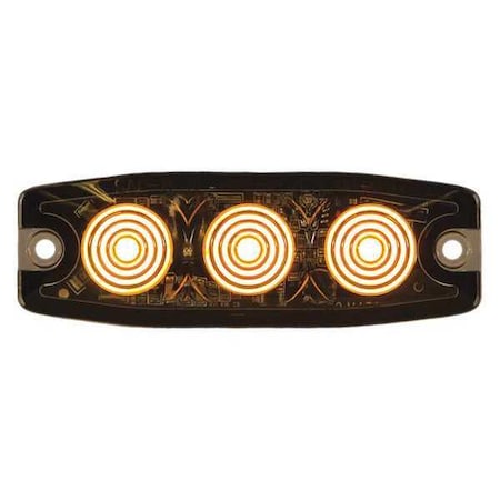 Buyers Products Ultra Thin 3.5 Inch Amber LED Strobe Light 8892230