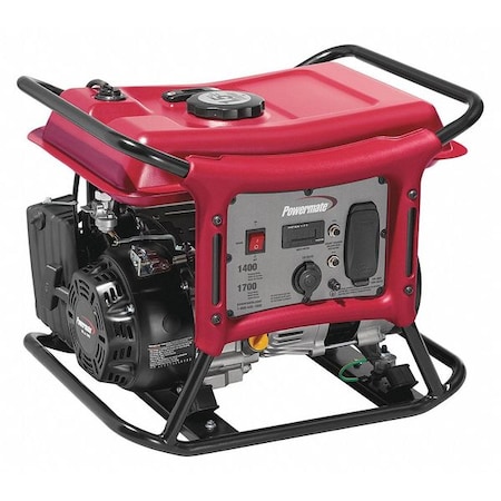 Powermate Portable Generator, 1400 Rated, 1700 Surge CX1400