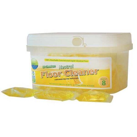 Aqua Chempacs Neutral Floor Cleaner, 30 per pk., Bucket 4-2210