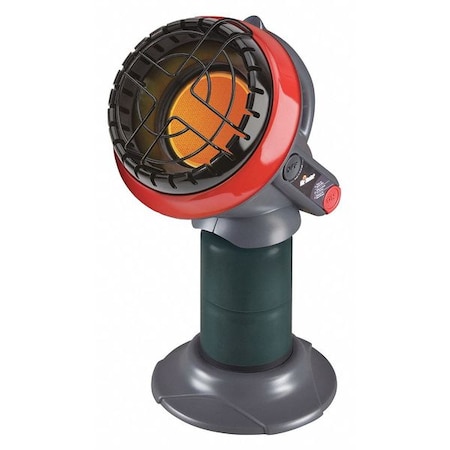 Mr. Heater Little Buddy Heater, Liquid Propane, Piezo, 3800 BtuH, 12" L F215100