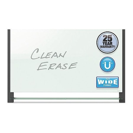 Quartet 42"x74" Glass Evoque(TM) Dry Erase Board G7442BA