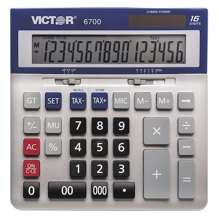 Victor Technology Desktop Calculator, Large 6700