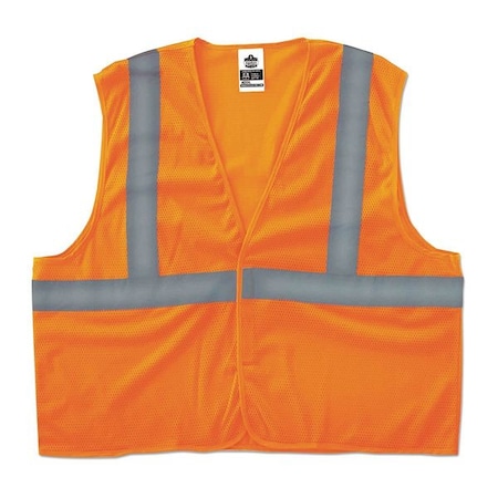 Ergodyne Vest, Safty, 8205Hl, L/Xl, Orange 20965