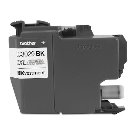 Brother Brother Genuine LC3029BK INKvestment Super High Yield Black Ink Cartridge - Inkjet - Super High Yield - Black LC3029BK