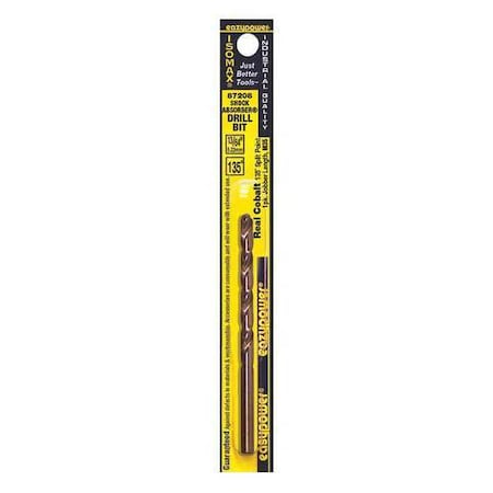 Eazypower Cobalt TiN Jobber Length Drill Bit 87208