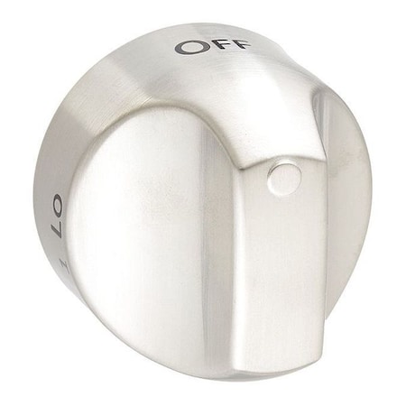 Ge Control Knob, Stainless Steel WB03K10266
