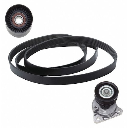 2009-2016 ACDelco Automatic Belt Tensioner And Pulley Kit With Tensioner Pulley And Belts Ack060935hd - View #7
