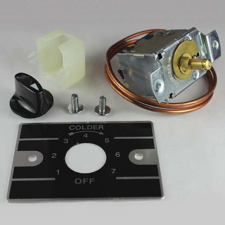 Ranco Temp Ctrl, 27", 10 deg.F Off/25 deg.F On A30-542