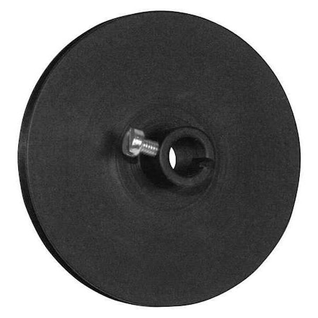 Shimpo Grooved Wheel for Tachometers, 6" FPM-6-GV