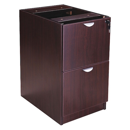 Boss Full Pedestal File/File, Mahogany N176-M