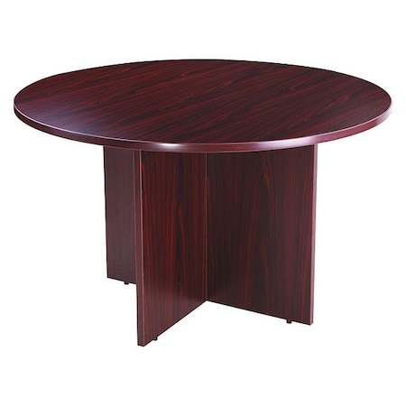 Boss Round Table, 42", Mahogany N127-M