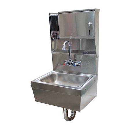 Advance Tabco Handsink w/Towel/Soap Disp, Faucet, Ptrap & Skirt 7-PS-85