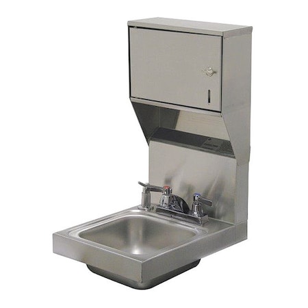 Advance Tabco Spacesaver Handsink w/Towel & Deck Mt Soap Disp/Faucet 7-PS-83