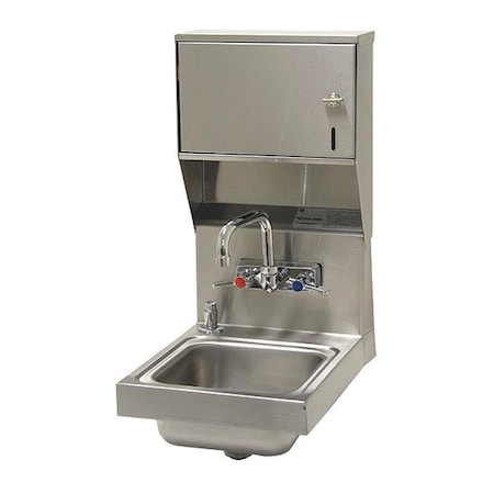 Advance Tabco Spacesaver Handsink w/Towel/Soap Disp & Splash Faucet 7-PS-84